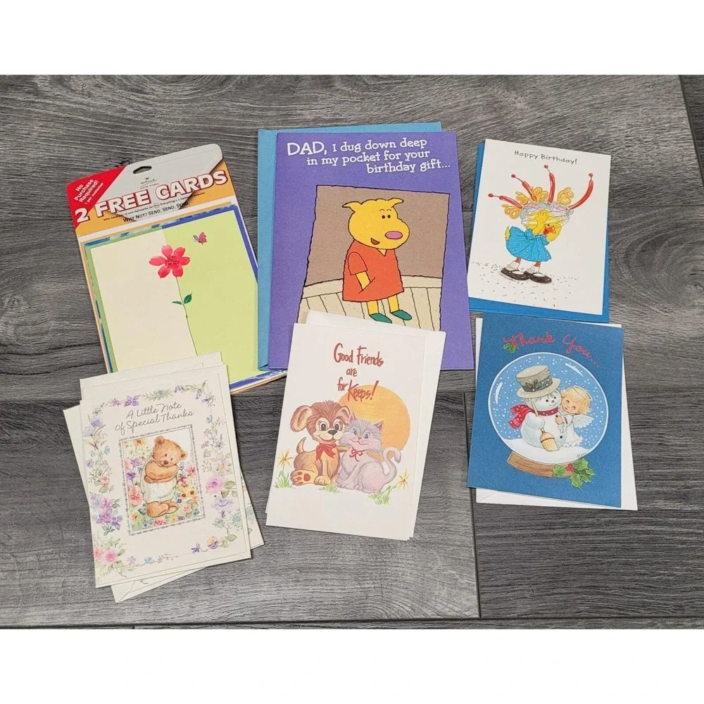 Assortment of Greeting Cards with Envelopes - All Occasions (Lot of 70+)